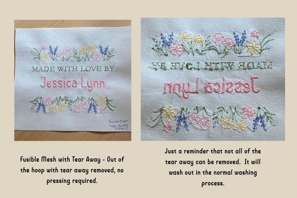 Embroidered Quilt Labels