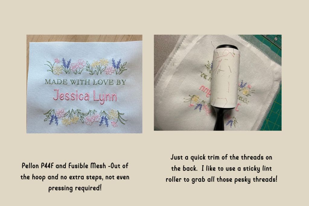 Embroidered Quilt Labels